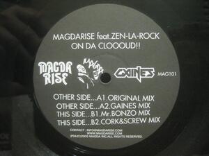 Magdarise Feat Zen La Rock / On Da Cloooud!! ◆Y505NO◆12インチ