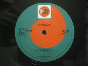 Georgia II / As Tears Go By ◆Y855NO◆12インチ