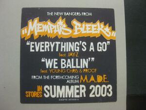 MEMPHIS BLEEK / EVERYTHING'S A GO ◆X440NO◆12インチ