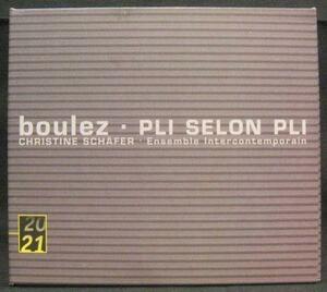 PIERRE BOULEZ PLI SELON PLI＊CHRISTINE SCHAFER＊[F604]