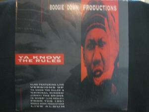 BOOGIE DOWN PRODUCTIONS / YA KNOW THE RULES ◆S895NO◆