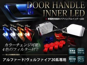 20系アルファード サイドドアハンドル LEDイルミネーション