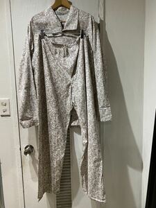 vintage euro print pajama set up ヨーロッパ古着 パジャマセットアップ ビンテージ パジャマシャツ パジャマパンツ 70s 80s