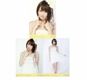 2004》乃木坂46 生写真 3枚　コンプ　永島聖羅　白ワンピ　2013.July-IV 会場限定公式グッズ　ヨリチュウヒキ