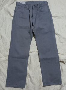 美品 Lee オーガニックコットン グレー W29 LM5101 アメリカンライダース リー