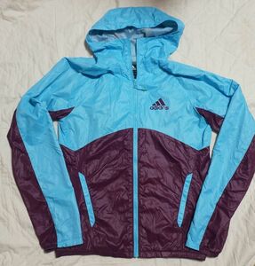 Adidas Climaproof Water -Repellent Jacket S Blue / Burgundy Adidas