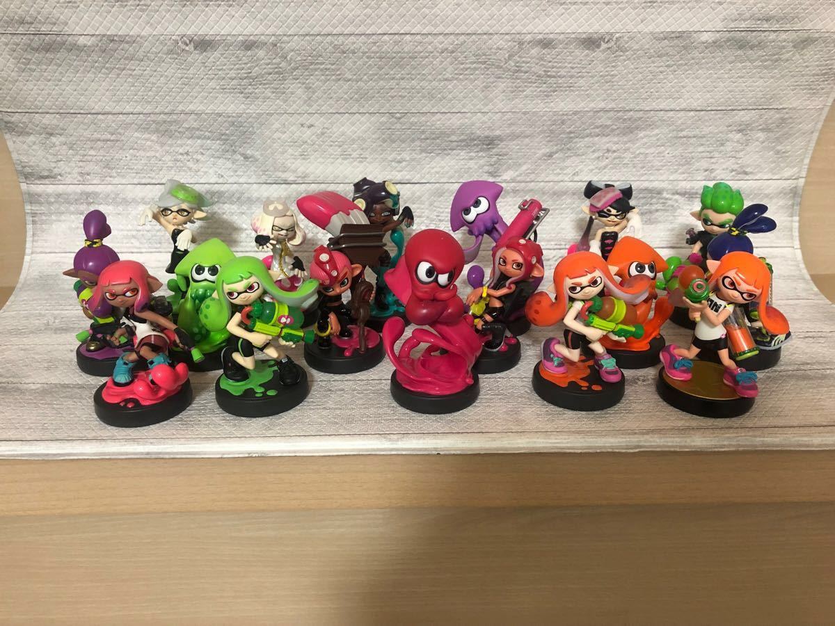 美品)スプラトゥーンamiibo 全16種類 テレビゲーム その他 テレビ