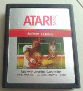 【送料込・追跡番号有】 ATARI 2600 リアル・スポーツ テニス アタリ TENNIS
