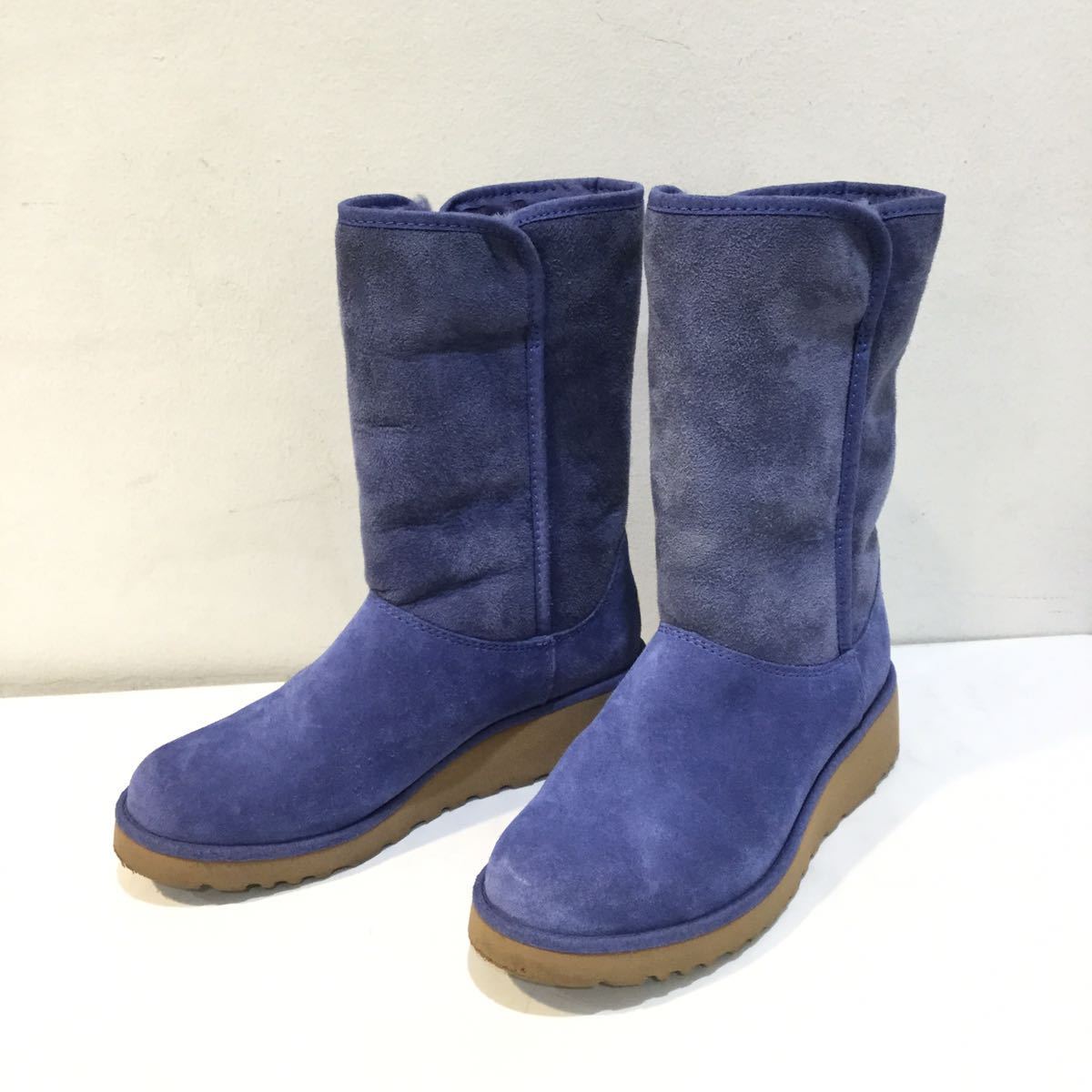 新品未使用☆UGG☆KARA 2wayウェッジソールロングムートンブーツ 22㎝-