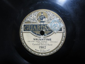 ★☆SP盤レコード VALENTINE / BARCELONA : Carnival Dance Band 蓄音機用 中古品☆★[4536]