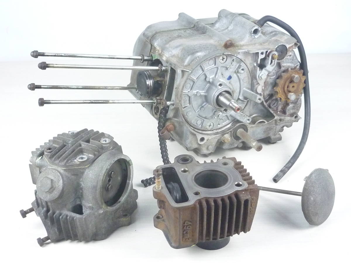 高級品市場 スーパーカブC50エンジン ジャンクパーツ1台分 - エンジン 