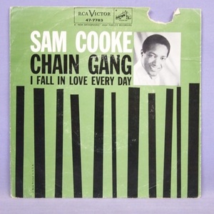 ■写真付き45'S! ジャケのみ!★SAM COOKE/CHAIN GANG★送料無料(条件有り)多数出品中!★名盤■