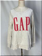 ☆★ＧＡＰ ギャップ アイボリー色 長袖 トレーナー ＸＳサイズ★☆_画像1