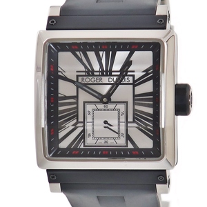 【3年保証】 ロジェデュブイ キングスクエア KS40-821-71-00/03R01/A 角型 ローマン シルバーグレー 自動巻き メンズ 腕時計