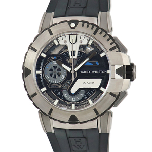 【3年保証】 ハリーウィンストン オーシャン スポーツ クロノグラフ 411/MCA44ZC.K2 ザリウム合金 黒 限定 自動巻き メンズ 腕時計