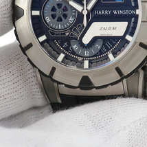 【3年保証】 ハリーウィンストン オーシャン スポーツ クロノグラフ 411/MCA44ZC.K2 ザリウム合金 黒 限定 自動巻き メンズ 腕時計_画像4