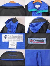 ヴィンテージ 90年代 Columbia コロンビア マウンテンパーカ アウトドアジャケット ブルー×ブラック M(26058_画像3