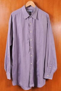 ビッグサイズ TOMMY HILFIGER トミーヒルフィガー 長袖シャツ パープル メンズ2XL(20002