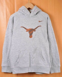 NIKE ナイキ テキサス大学 カレッジ系 プルオーバー スウェット パーカ 霜降りグレー レディースM相当(22952