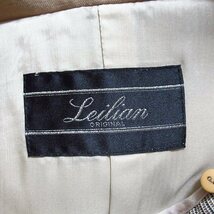 #wnc レリアン Leilian コート 11 ベージュ トレンチコート 中綿 ライナー付き ファー付き タヌキ レディース [700216]_画像8