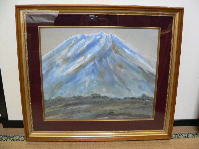 Mishima Uehara Mont Daisen, peinture japonaise des contreforts, Kurayoshi, Préfecture de Tottori, authenticité garantie, Peinture, Peinture à l'huile, Nature, Peinture de paysage