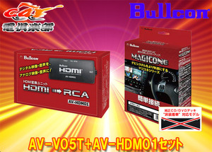 【取寄商品】マジコネAV-V05T+AV-HDM01カローラスポーツ210系ディスプレイオーディオ(CD/DVDデッキ無し車)用HDMI入力追加VTRハーネスSET