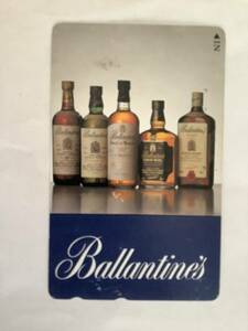 テレカ お酒 Ballantines 使用済　送料84円