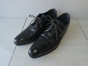 ★中古　Unpressure アンプレッシャー　メンズ　革靴　26.5cm ブラック　中国製　z02057