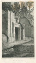 1879年 Pompeii ポンペイの芸術と建築 家の表玄関 Door of a House_画像2