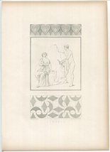 1879年 Pompeii ポンペイの芸術と建築 テーセウスとアイトラー Theseus and Aethra_画像1