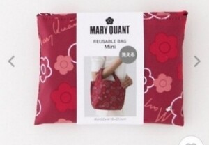 最安☆今だけ価格 マリークヮント エコバッグ 赤花柄 未使用 タグ付き 匿名発送
