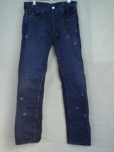 スーパーユーズド加工 LEVI'S VINTAGE LVC (珍) 55501xx 501xx 1955Model ビッグE 55年 ヴィンテージデニム 裾内チャック ペンキ塗_画像10