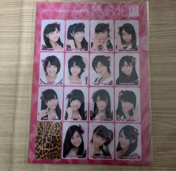 NMB48 TeamM アイドルの夜明け A4クリアファイル