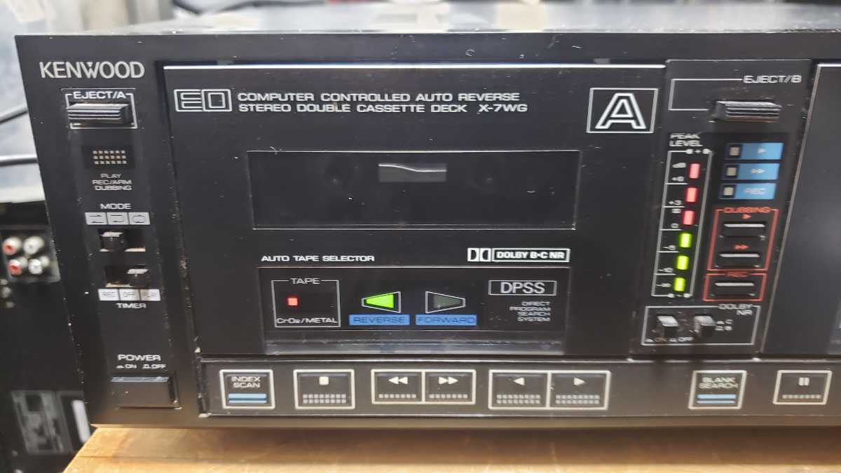 KENWOOD Wカセットデッキ X-7WG ジャンク - JChere雅虎拍卖代购