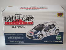 M20210 6 ＣＭ’ｓ ラリーカーコレクション 1/64 SS.8　 プジョー 307 WRC 2005 フィンランド_画像2