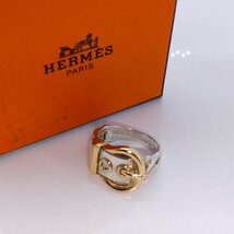 管C605◇HERMES◇エルメス◇リング◇ベルト◇750◇925◇ホールマーク有◇ヴィンテージ◇◇_画像1