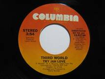 【7”】 THIRD WORLD / ●プロモ STEREO/STEREO● TRY JAH LOVE US盤 サード・ワールド ラヴ・アイランド_画像4