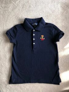 POLO ラルフローレン　紺色　半袖ポロシャツ　サイズ6 ポロベア