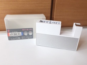 ニチバン テープカッター 切り口まっすぐ 直線美 TC-CBK5 小巻用 白 ホワイト セロテープ マスキングテープ
