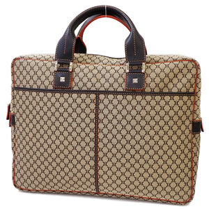 [Beauty] Celine Tote Bag Handbag Macadam Business Bag Canvas Leather Brown TK3791, Celine, Bag, bag, tote bag