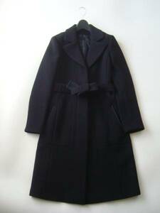 narciso rodriguez Italy made cashmere . black coat size42naru shiso rodoli Guess belt attaching 