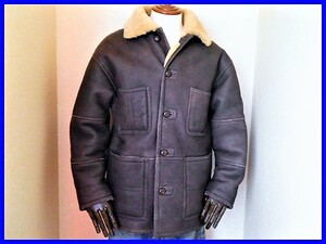  prompt decision! superior article Octopus Army sheepskin mouton coat men's M JOHNS HAMER by OCTOPUS ARMY