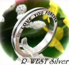  silver 925 silver. LOVE YOU FOREVER message ring typeT/ pairing also */7 number.9 number.11 number.13 number.15 number.17 number.19 number.21 number.23 number ..