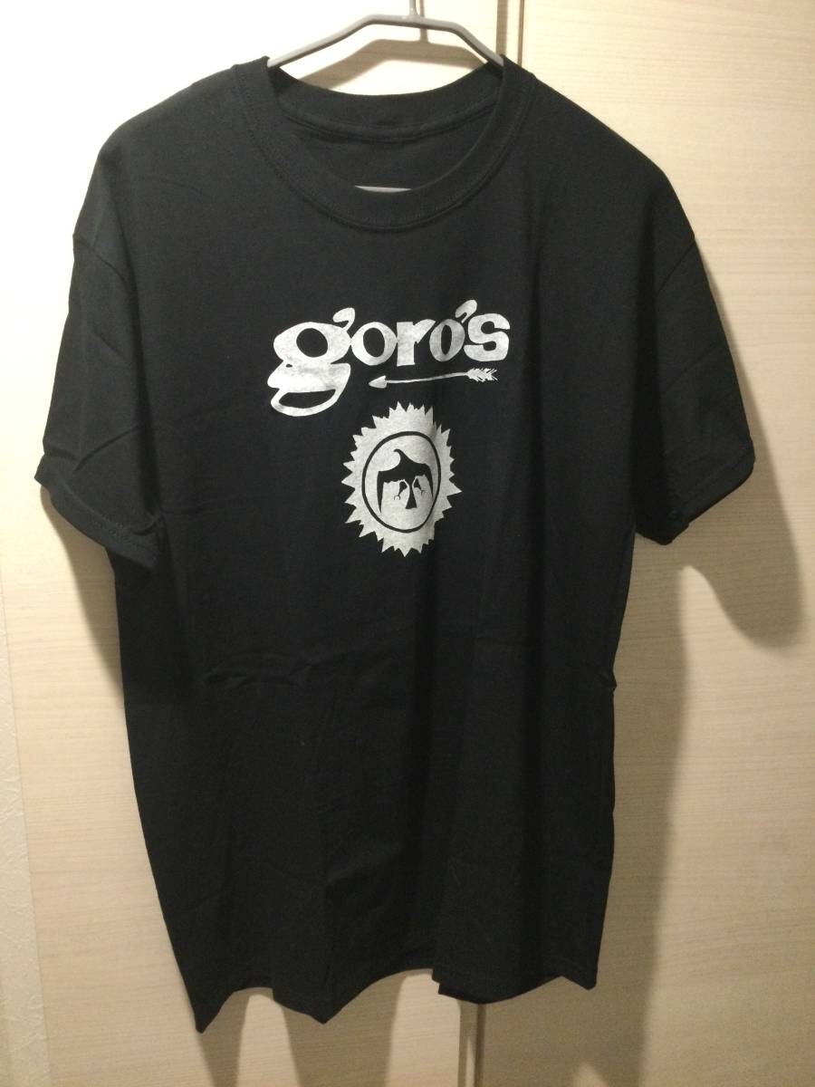 可愛いクリスマスツリーやギフトが！ 90年代goro's 黒 USED中古美品 半袖Tシャツ Lsize T-SHIRTS/BLACK ゴローズ -  その他 - hlt.no