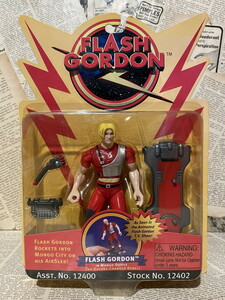 ☆1990年代/アニメ版フラッシュゴードン①アクションフィギュア/FLASH GORDON/ビンテージ即決Playmates/未開封☆