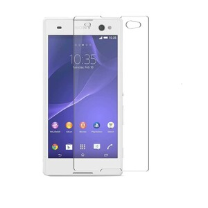 Xperia C3 9H 0.3mm 強化ガラス 液晶保護フィルム 2.5D K083