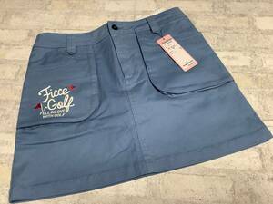  tag equipped *M size Fitch . Golf FICCE GOLF lady's regular price \11,000 blue. stretch skirt inner pants attaching 