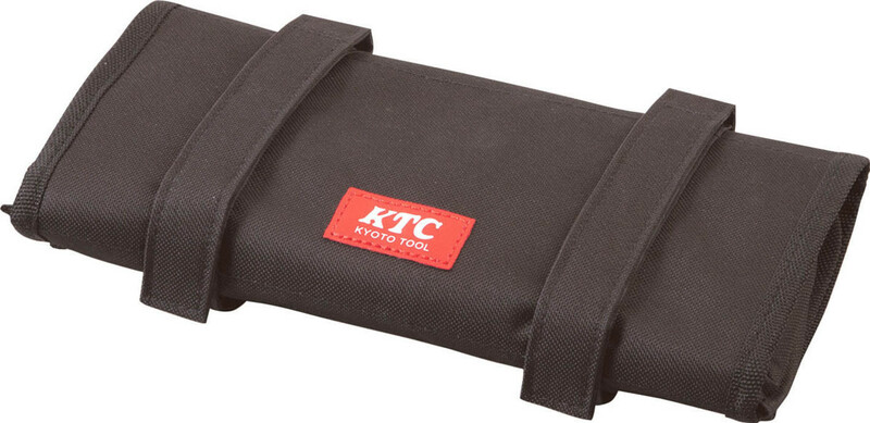 KTC ケーティーシー ツールバッグ (黒) MCKB-B コンパクト 収まる ロール タイプ ライダーズ バイク 自転車 自動車 車 車載 整備 メンテ