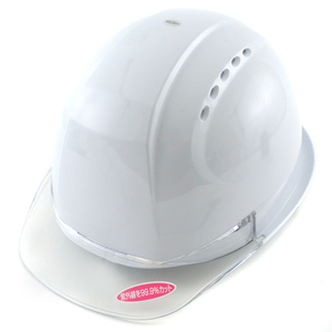  Toyo безопасность TOYO карниз прозрачный шлем белый NO.380F-OT-C.. падение предмет для .. час защита для электроработы строительство общественные сооружения завод высоты строительство .