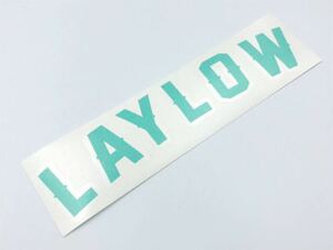 【LAYLOW アーチステッカー ミント】Stance Nation/USDM/JDM/illest/スタンス/ヘラフラ/Simply Clean/Cambergang/Lowered lifestyle